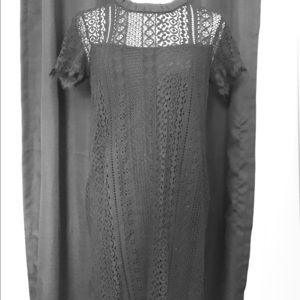 Lace shift dress