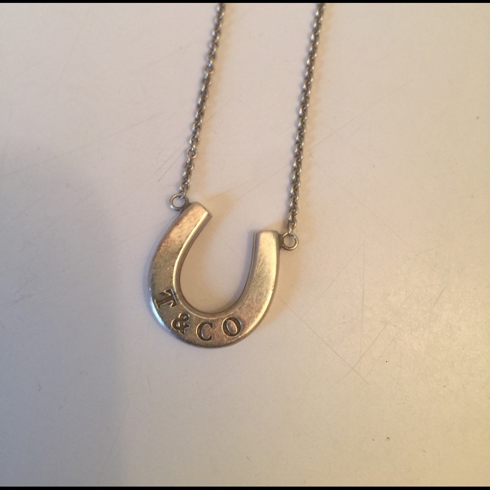 Authentic Tiffany & Co. Silver Necklace Horseshoe
