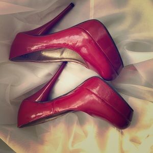 Red stilettos