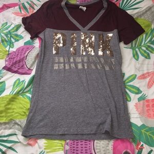 Victoria secret v neck t shirt