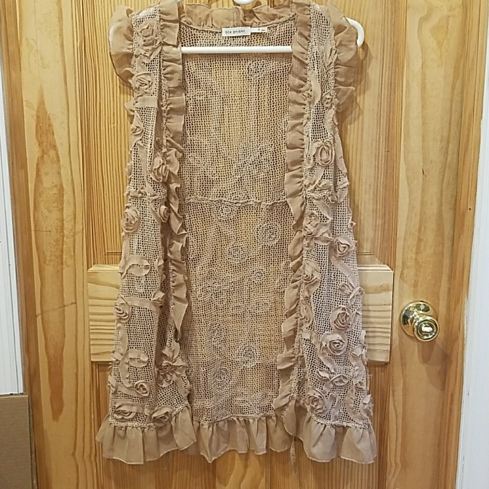 Blu Pepper Long Flowy Vest