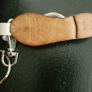 Coach leather Key chain
