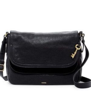 Fossil Leather Peyton Crossbody Purse