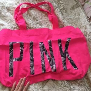 Large PINK tote bag