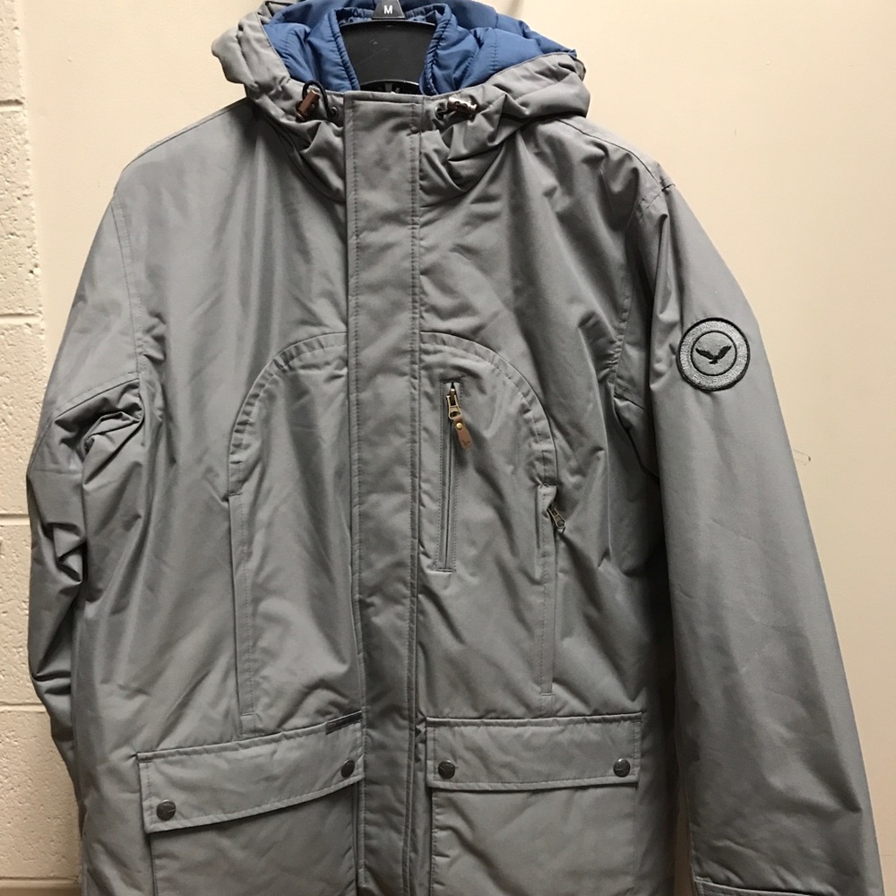 Heavy duty double zip up insulated jackets