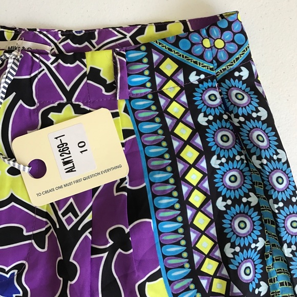 {LF Mika & Gala} Purple Printed Shorts - Picture 3 of 8