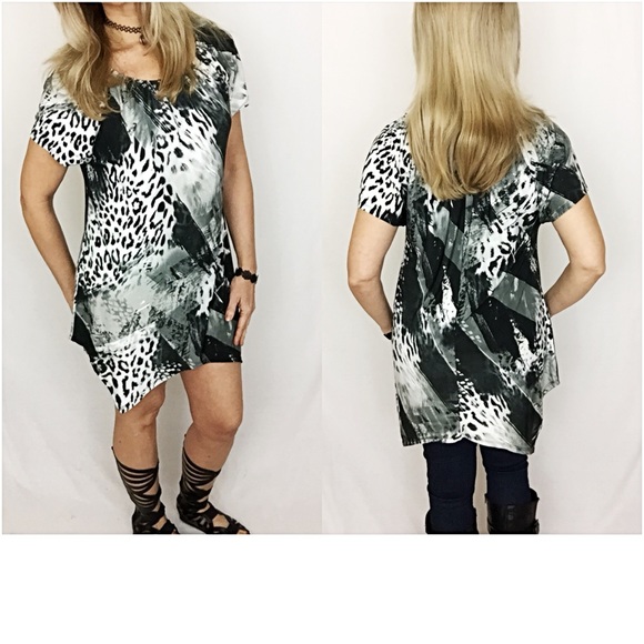 Soft Flowy Tunic Top Slip Dress SM - Picture 2 of 4