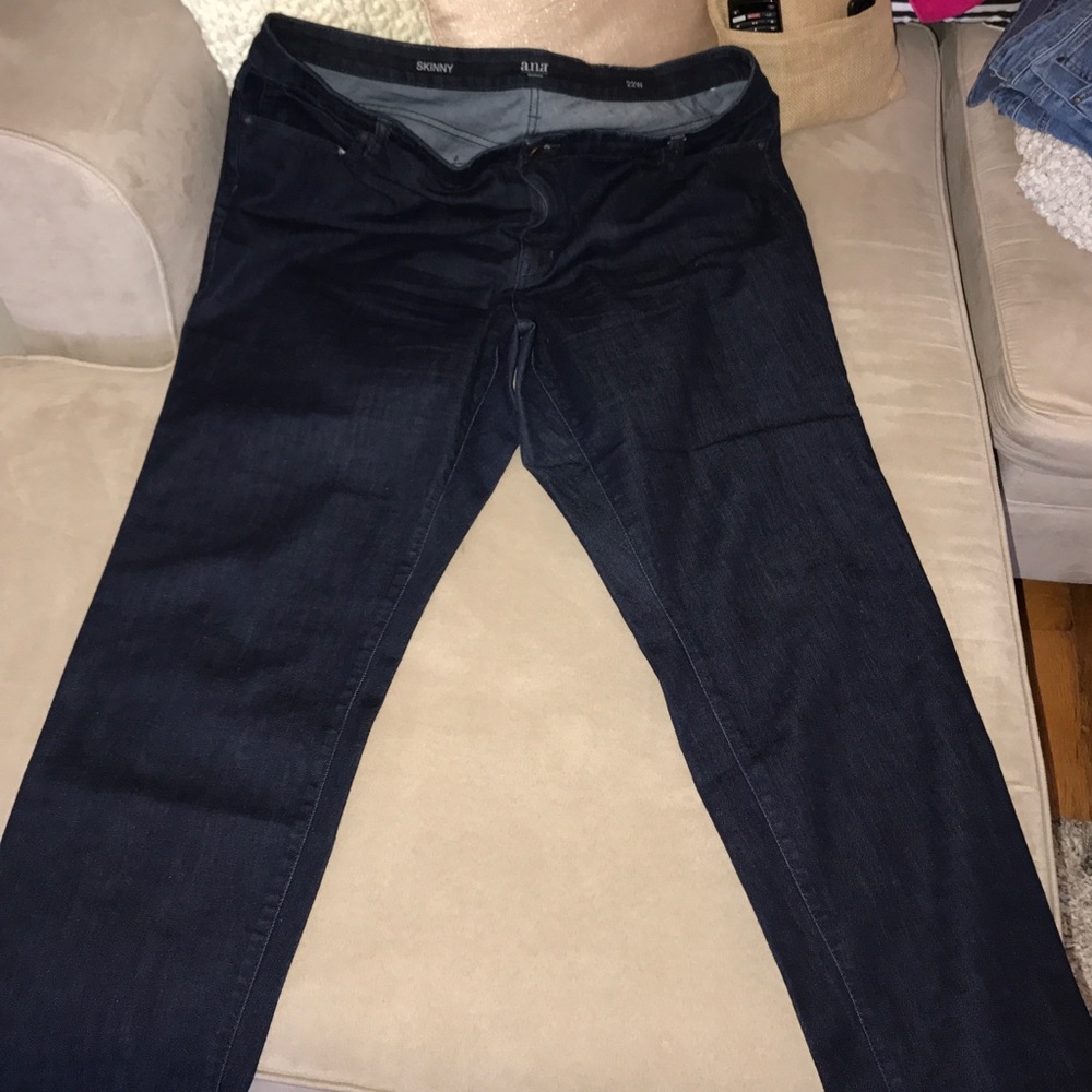 Dark plus size jeans