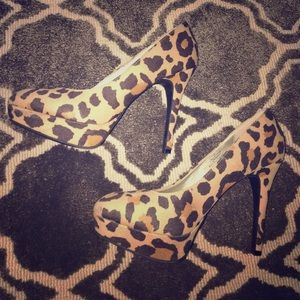 Cheetah Print Heels