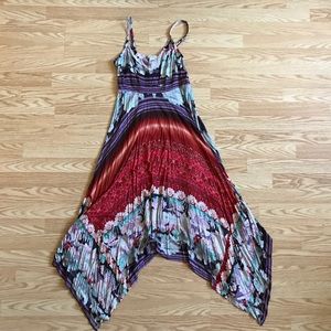 Handkerchief maxi dress