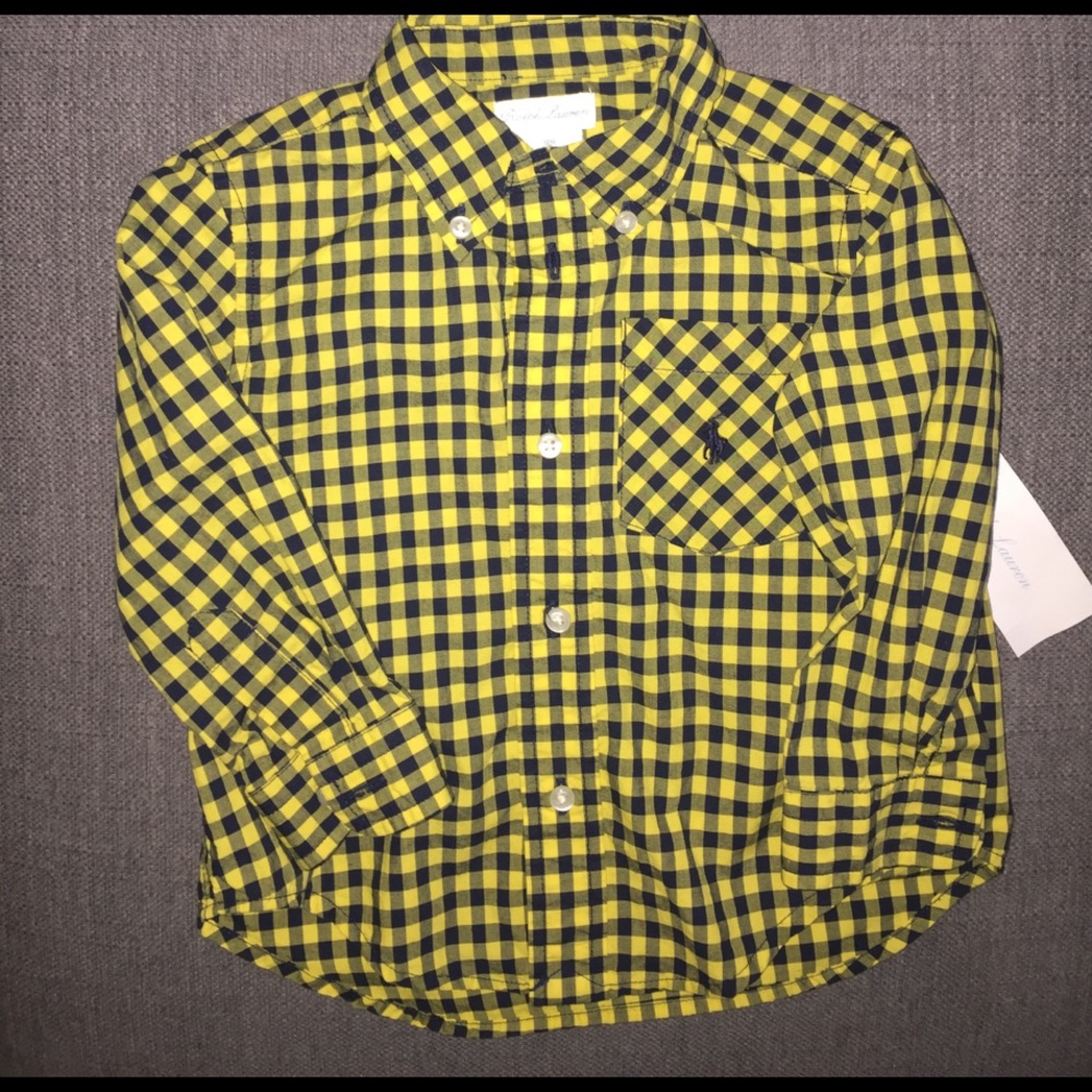NWOT Ralph Lauren plaid button down