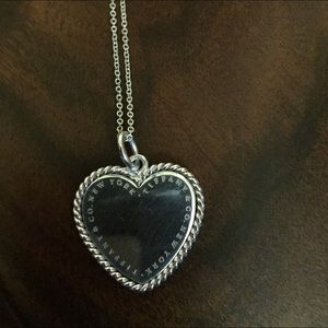 Tiffany & Co twisted heart necklace