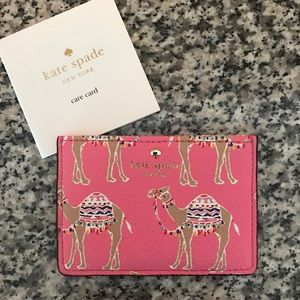 kate spade Accessories - Kate Spade Camel Card Case NEW kate spade Accessories - Kate Spade Camel Card Case NEW