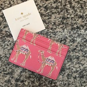 kate spade Accessories - Kate Spade Camel Card Case NEW kate spade Accessories - Kate Spade Camel Card Case NEW