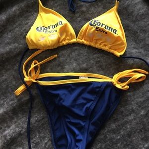 Corona extra swimsuit. Purchased in Mexico