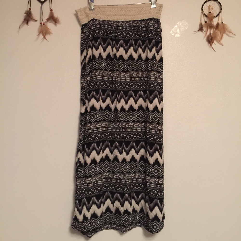 Tribal Maxi Skirt