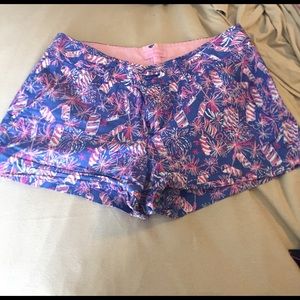 Lilly Pulitzer shorts.