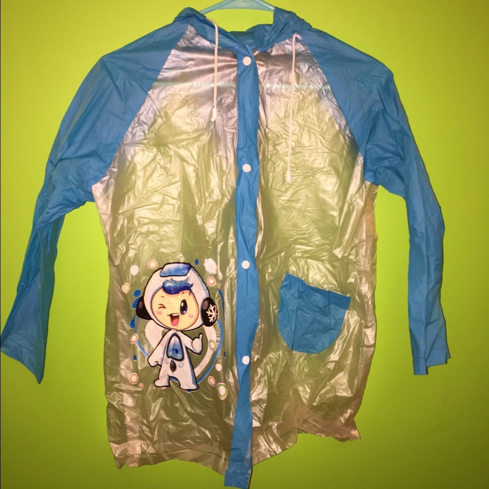 KAWAII BLUE PLASTIC JACKET 💙
