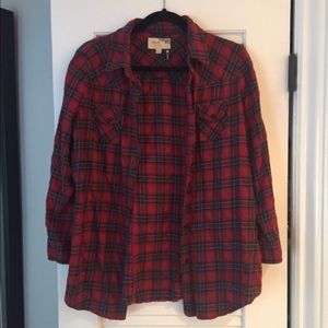 Elizabeth and James plaid shirt