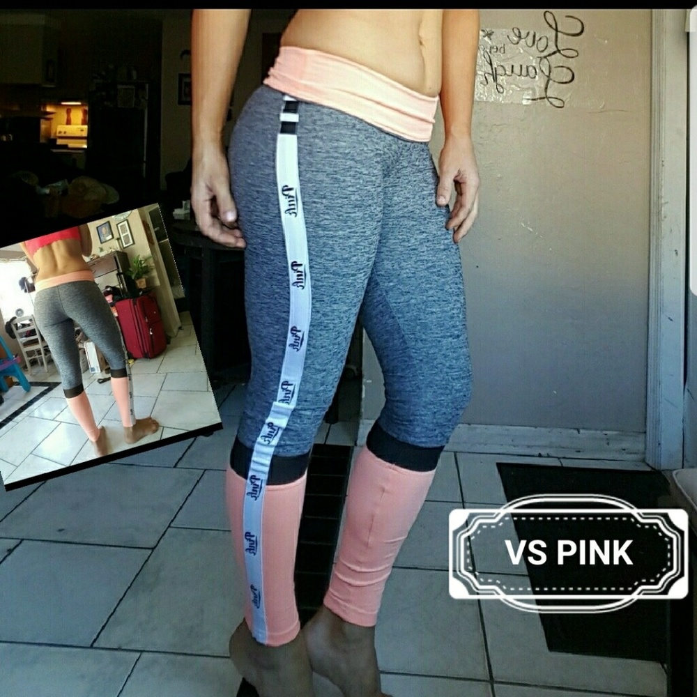 Rare vs pink ultimate yoga mesh leggings
