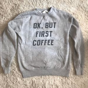 Brandy Melville Coffee Sweatshirt