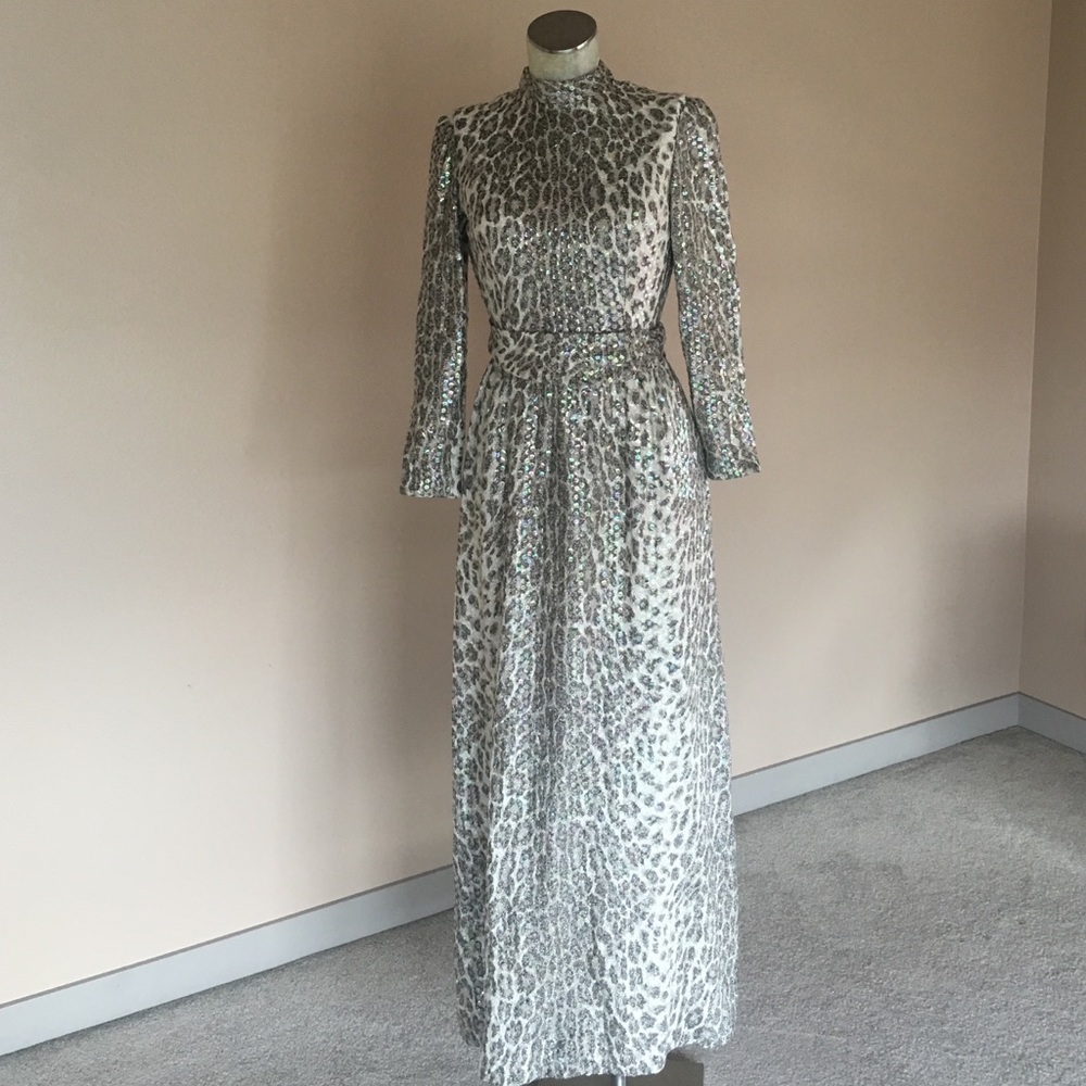 Vintage 1950's John Doyle Bishop Sequin Dress