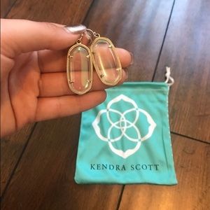Kendra Scott Clear Iridescent Elle Earrings