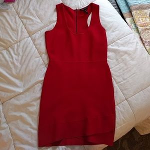BCBGMaxAzria Gisela Red bodycon dress