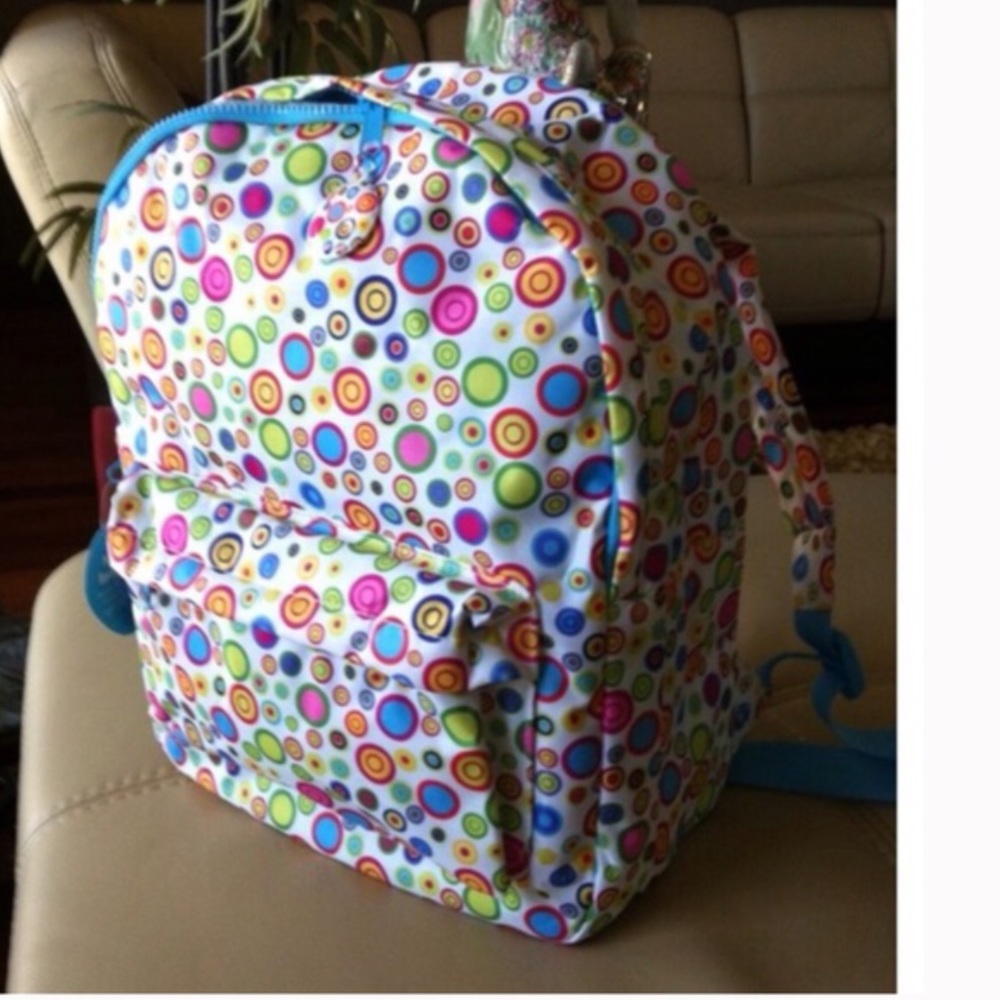 Cutest Backpack Dotty White