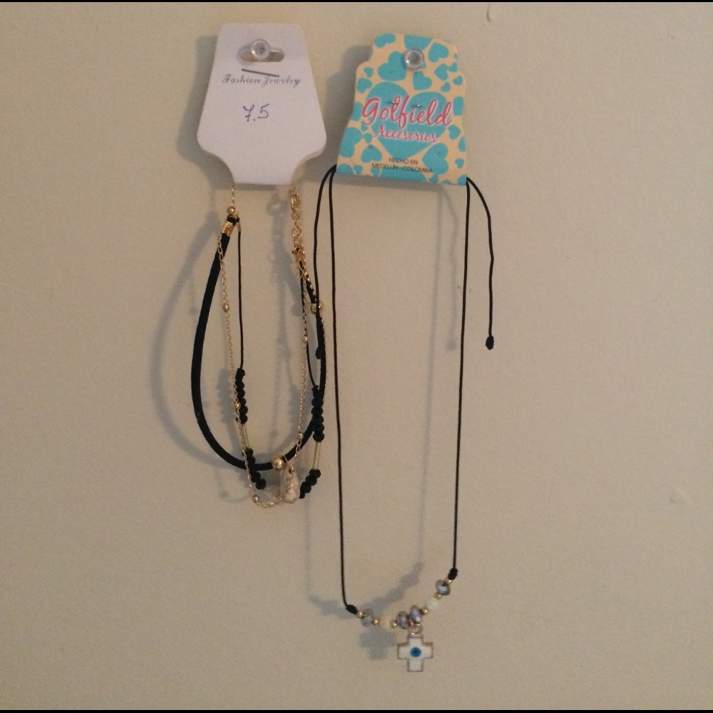 Choker and anklet