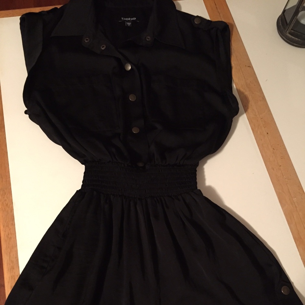 Black Bebe Romper