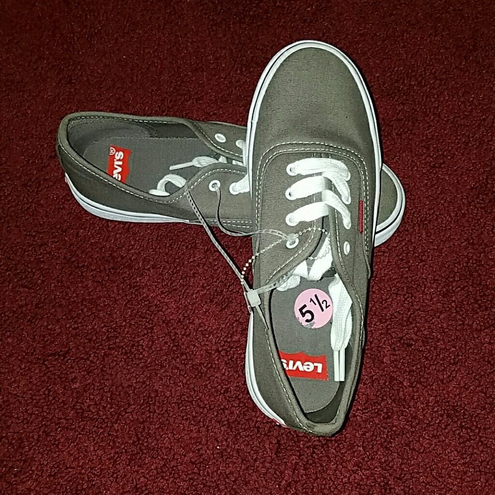 Gray Levi's Sneakers NWOT
