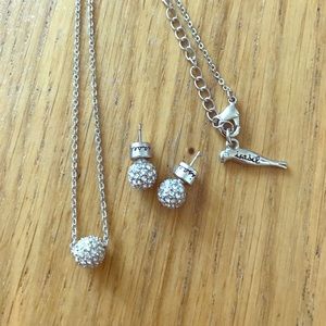 Chloe + Isabel Pave Ball Necklace and Earrings Set
