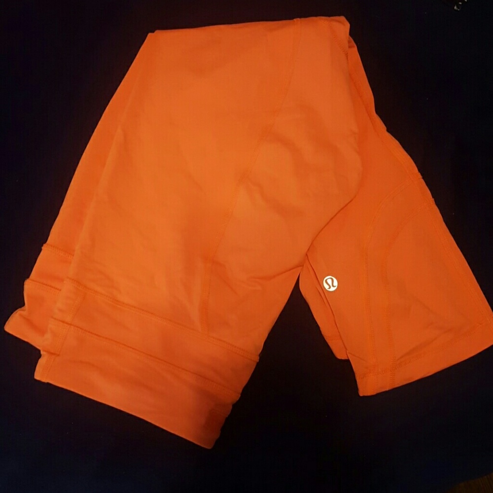 Lululemon Orange Luxtreme Leggings 8
