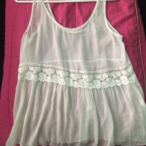 See through tank top!