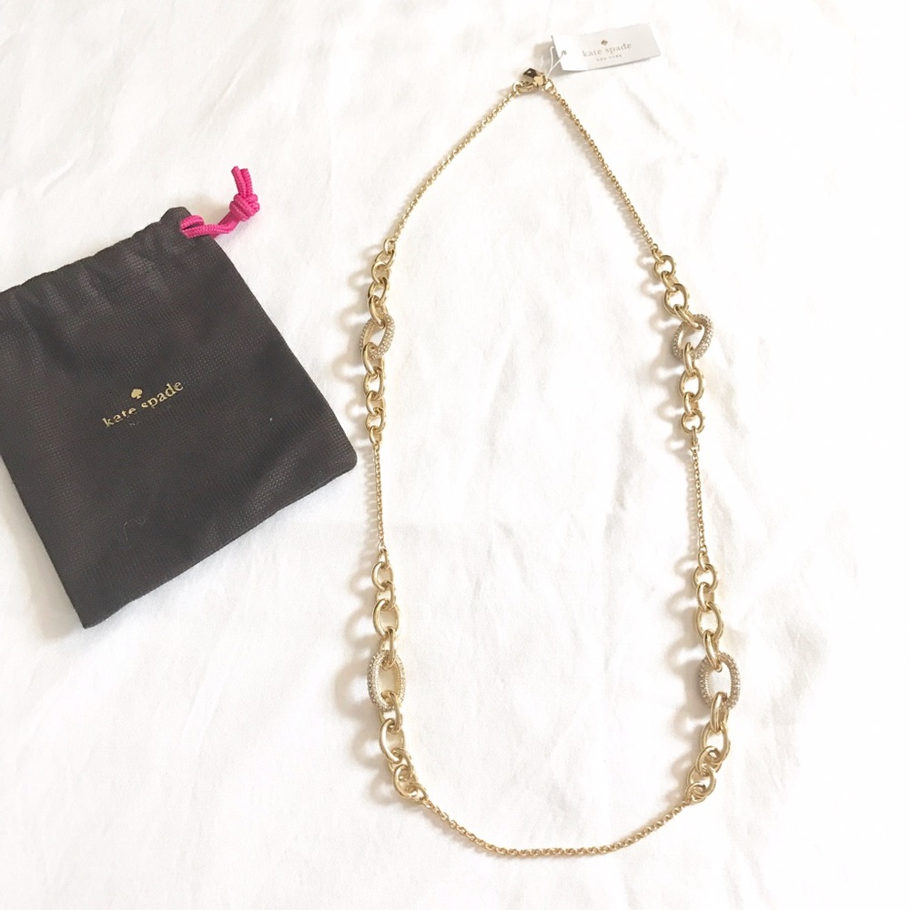 NWT Kate Spade Gold Chain Necklace