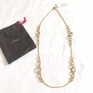 NWT Kate Spade Gold Chain Necklace