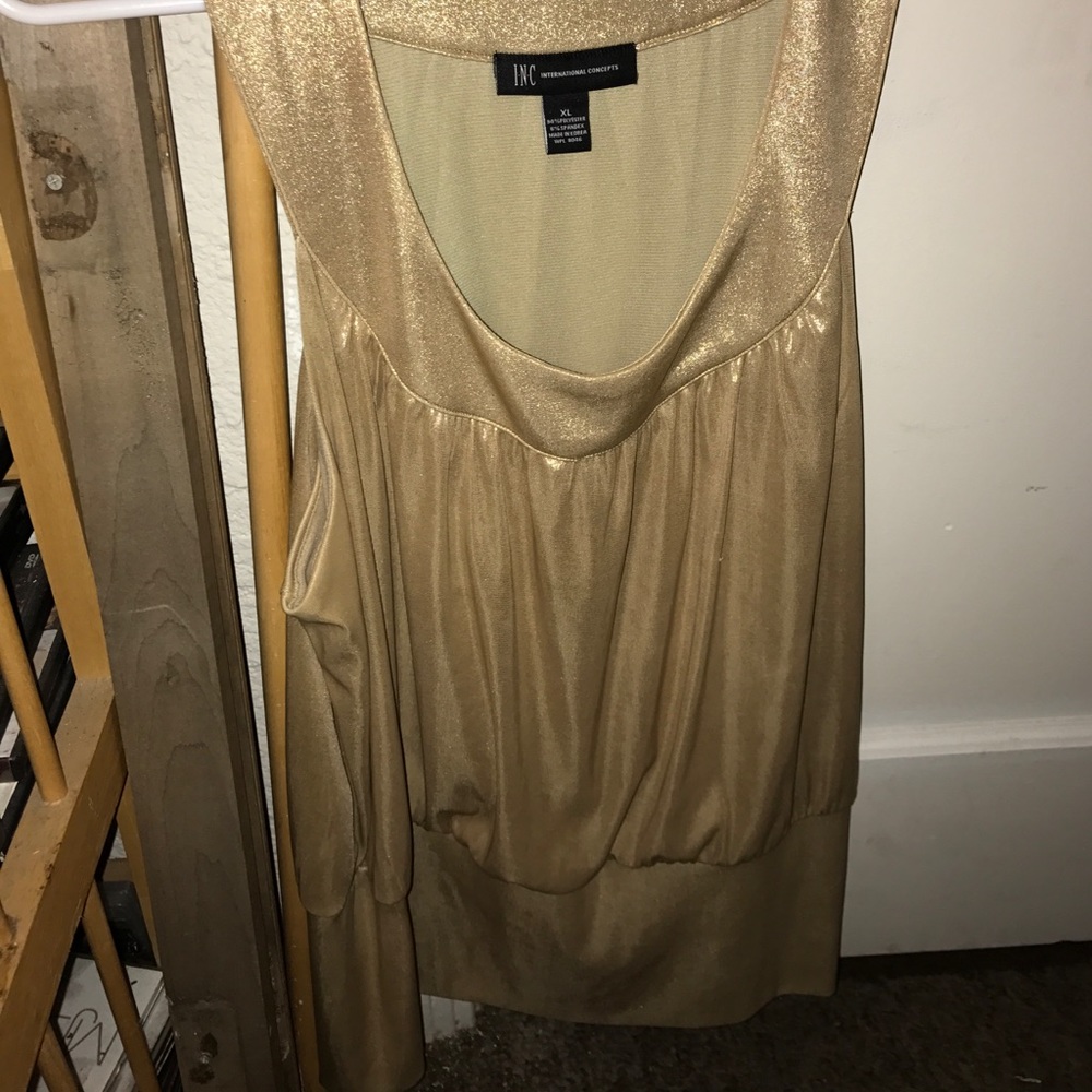I.N.C international concepts gold top