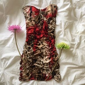 Printed Cocktail Dress WORN ONCE