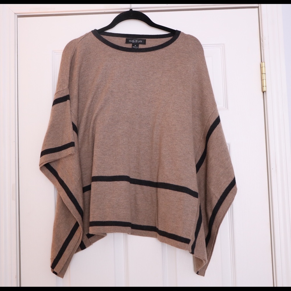 Tan and black sweater!