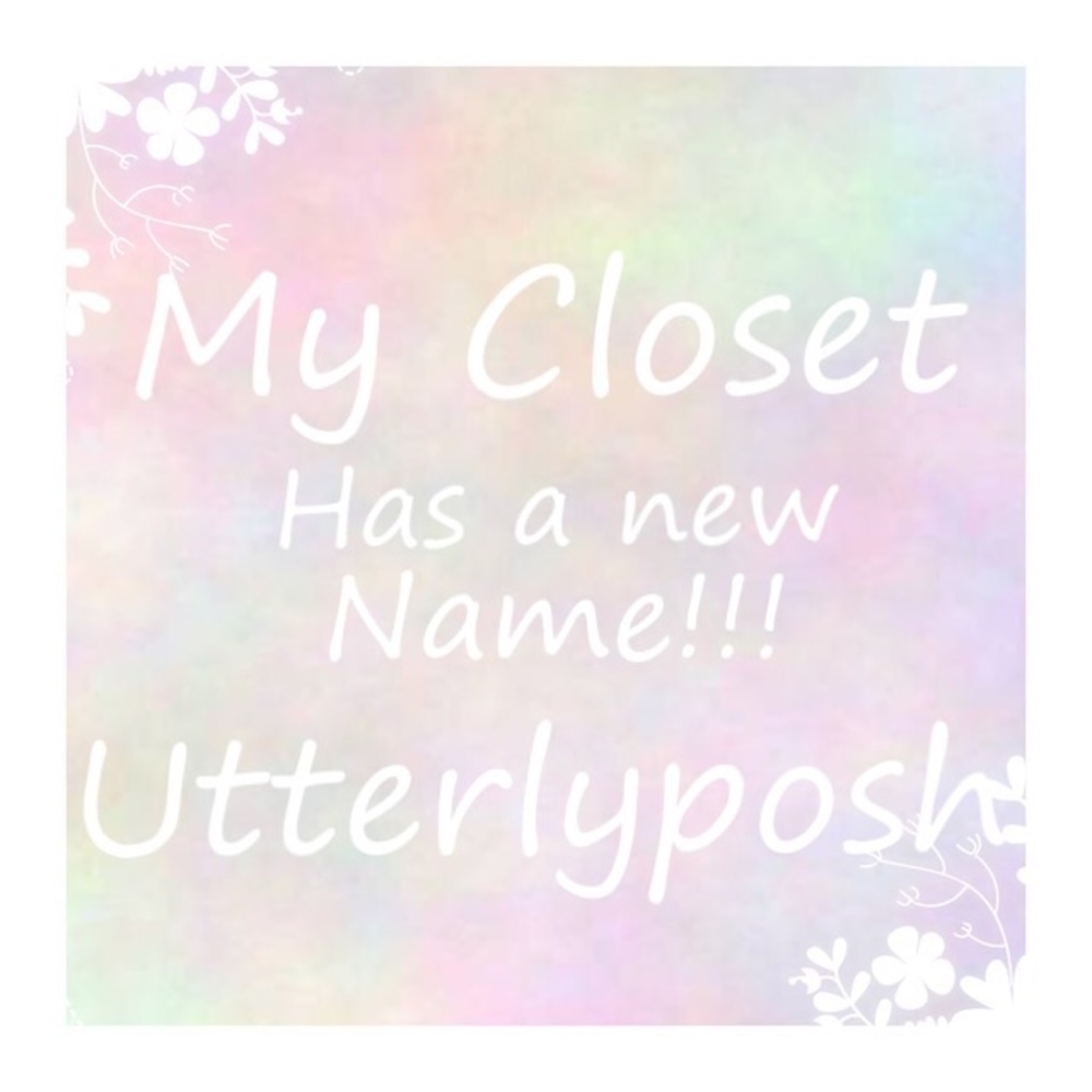 My closet has a new name! Utterlyposh 🌻