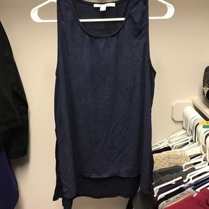 Navy Blue Velvet Tank Top from Francesca's