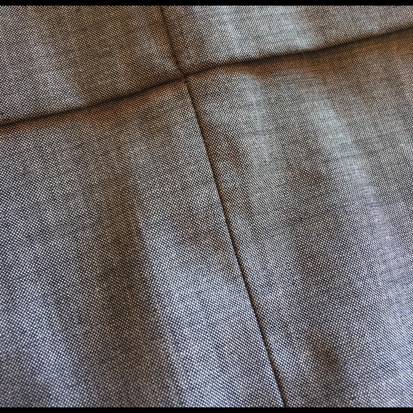 Lined grey dress pants with cuff - Picture 2 of 4