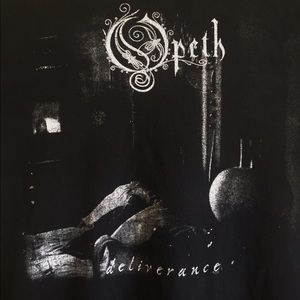 Opeth 'Deliverance' shirt with artwork from album