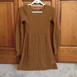 Anthropologie Crochet Tunic Sweater