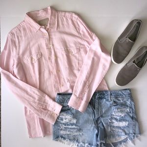 Banana Republic Linen Button Down