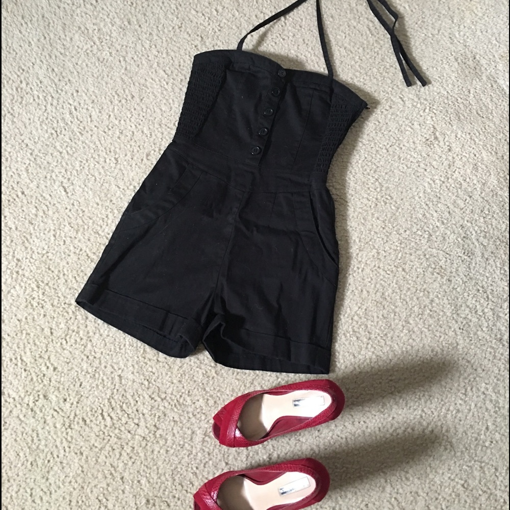 H&M black romper size 4--BNWT