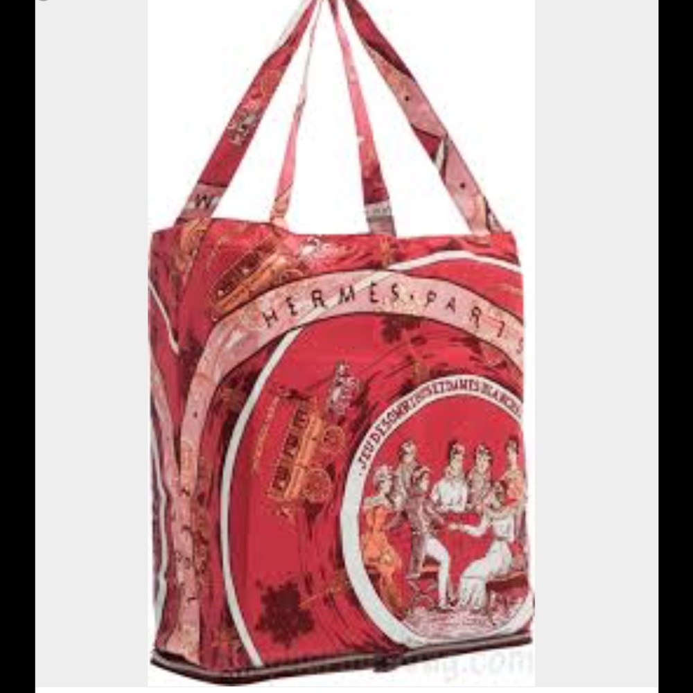 Hermes silk pop tote SOLD