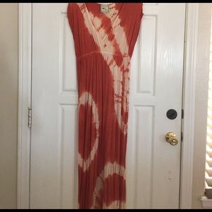 Tie-dyed maxi dress