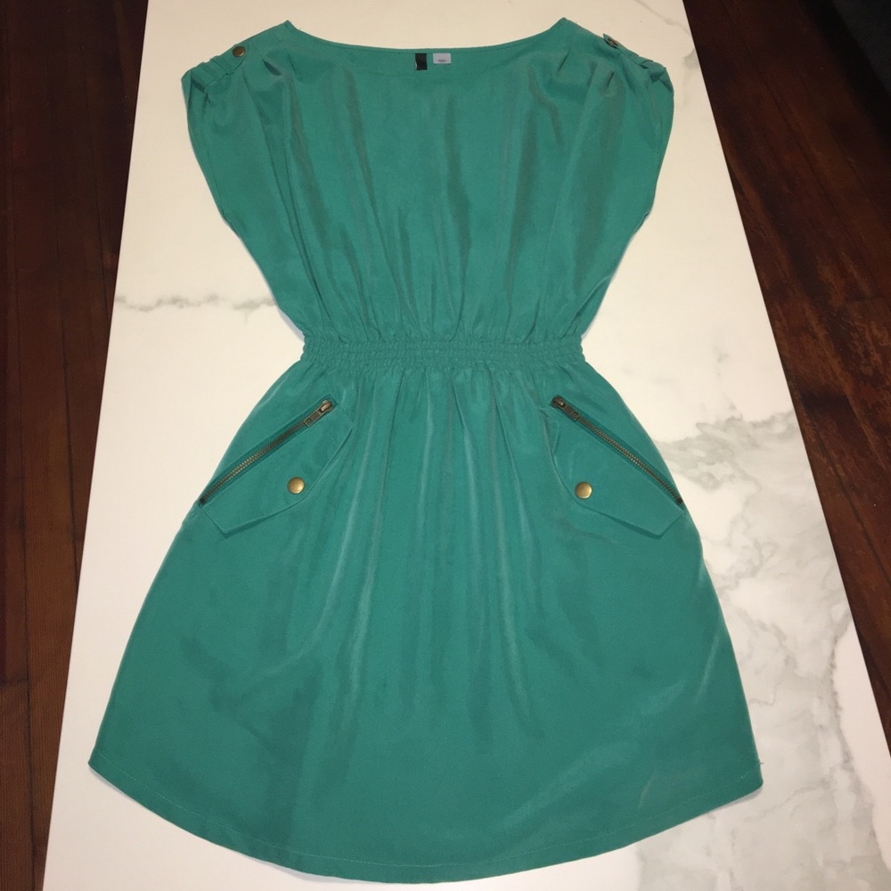 Mint green h&m dress